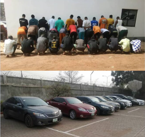 EFCC arrests four brothers, 30 others for Internet fraud