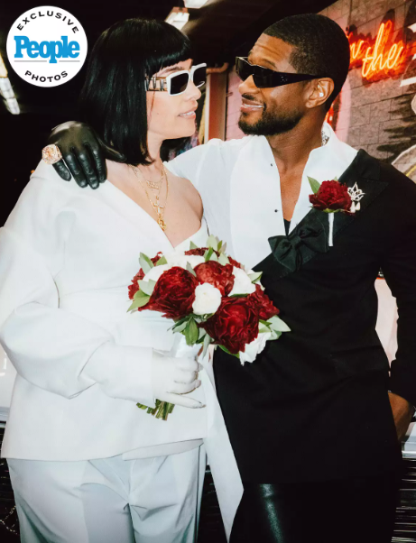 Official photos from Usher and Jennifer Goicoechea