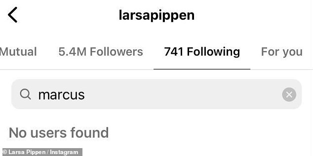 Larsa Pippen, 49, and Marcus Jordan, 33, spark break-up rumors as they unfollow each other on IG