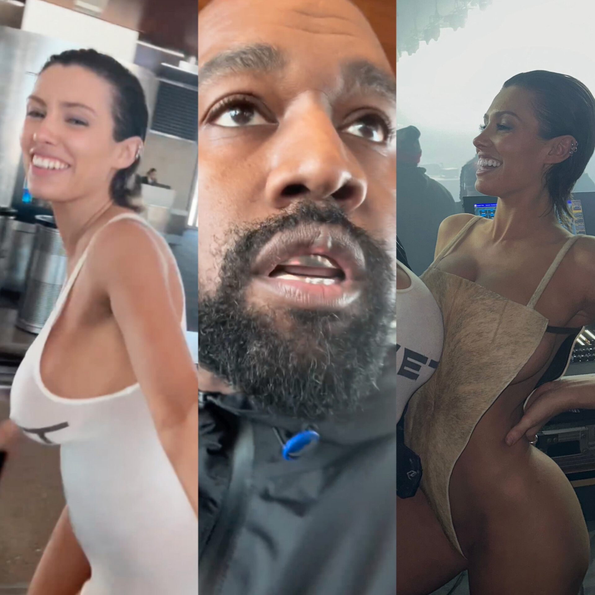 Go f?k yourself,she makes me happy, go post your own wife - Kanye West defends posting risqu� photos of wife Bianca Censori on Instagram (video)