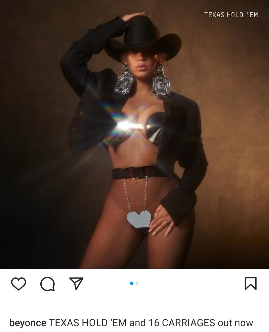 Beyonce shares saucy snap as she announces release of two new singles