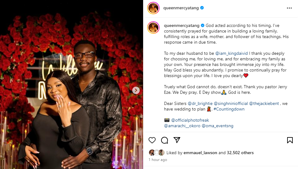 BBNaija star, Queen gets engaged (photos)
