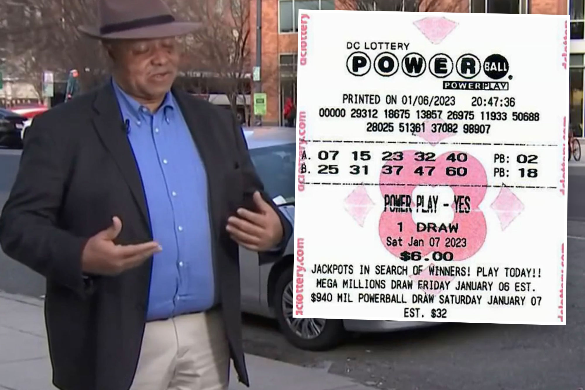 US man sues Powerball lottery after he won 0million and was denied the prize money