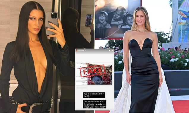 Israeli supermodel, Bar Refaeli accuses Bella Hadid of spreading fake news with photo of 