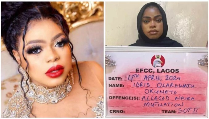 Bobrisky sentenced to six months in prison