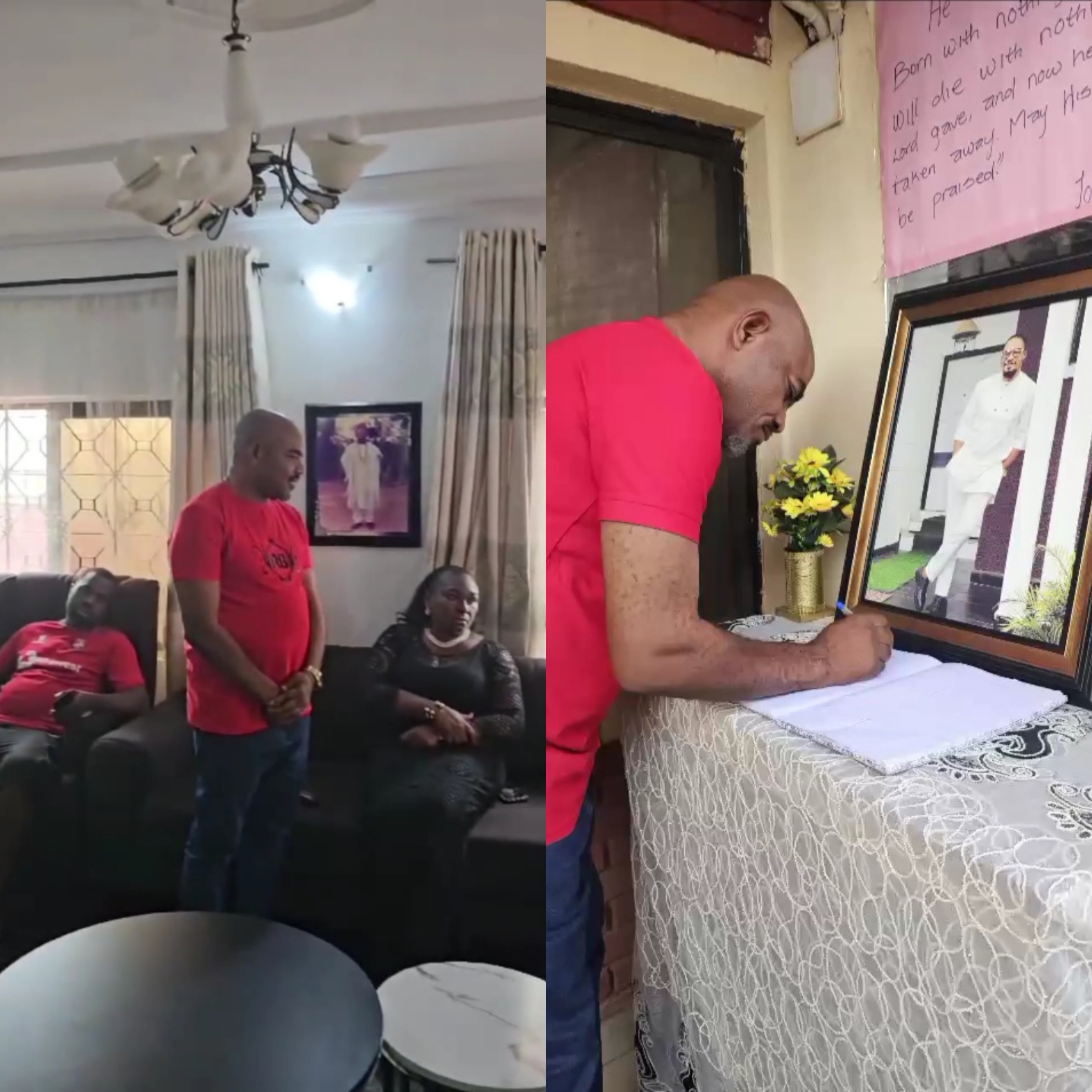 AGN executives pay condolence visit to Junior Pope