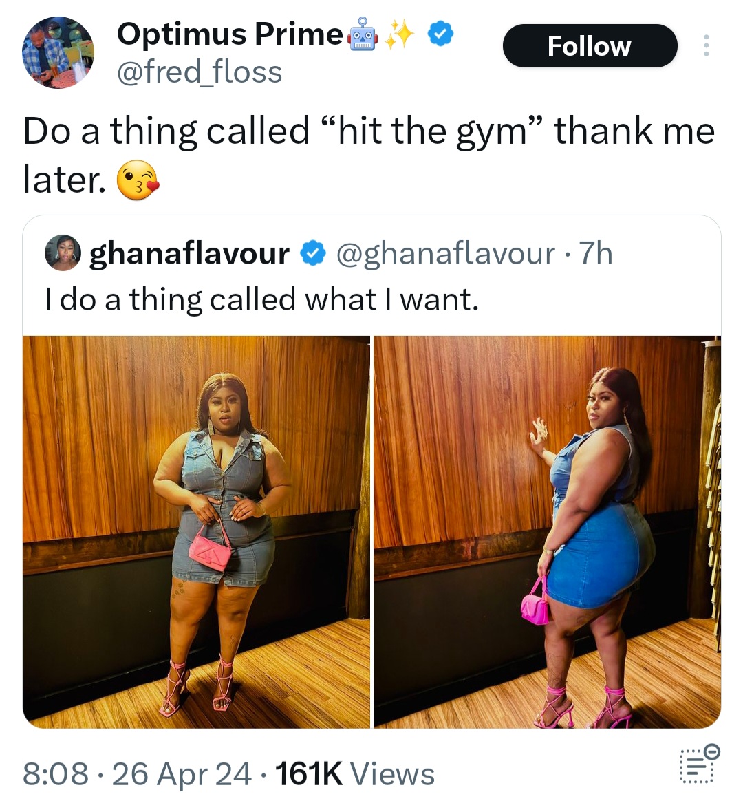 Ghanaian woman exposes DM from Nigerian man who body-shamed her publicly but is wooing her privately