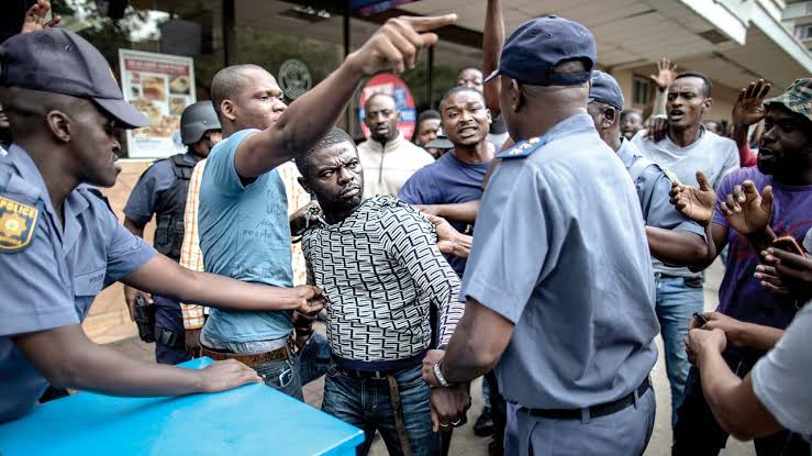 Eight Nigerian nationals arrested for attacking police officers, vandalising station and vehicles in South Africa
