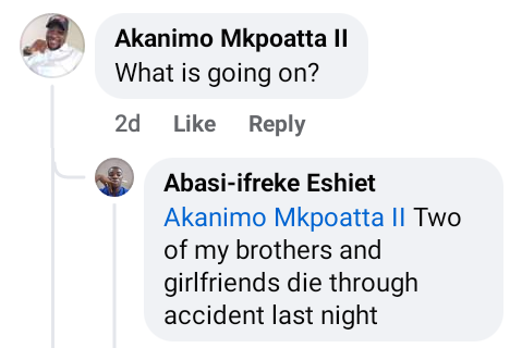 Four friends die in Akwa Ibom auto crash
