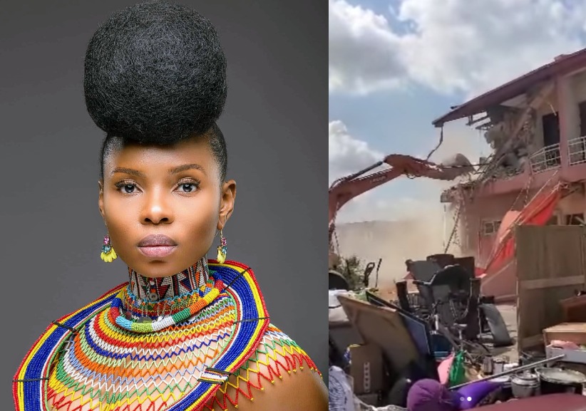 You are ruining the real estate value of the country and Lagos state - Singer Yemi Alade tackles Lagos state govt over recent demolition of houses