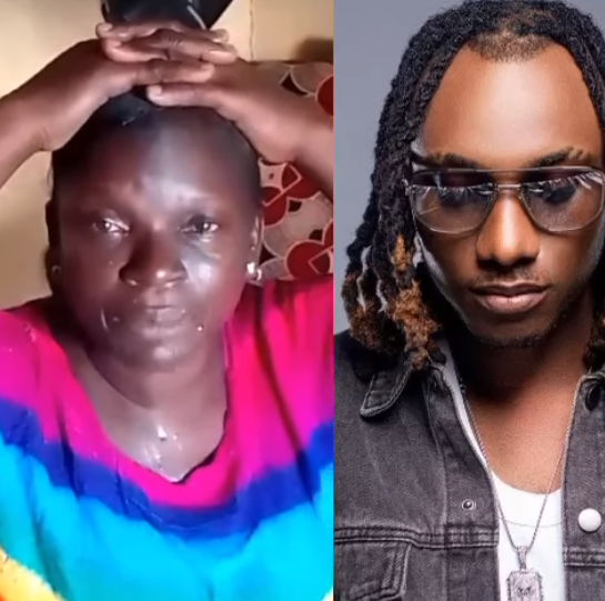 He is my only child. Please release him - Mother of Nigerian singer, Gnewzy, appeals to his abductors (video)