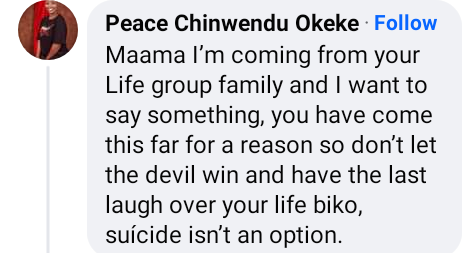 I?m taking the cowardice way out. I hope God can forgive me - Panic as Nigerian lady who says she is struggling with her mental health leaves alarming Facebook post