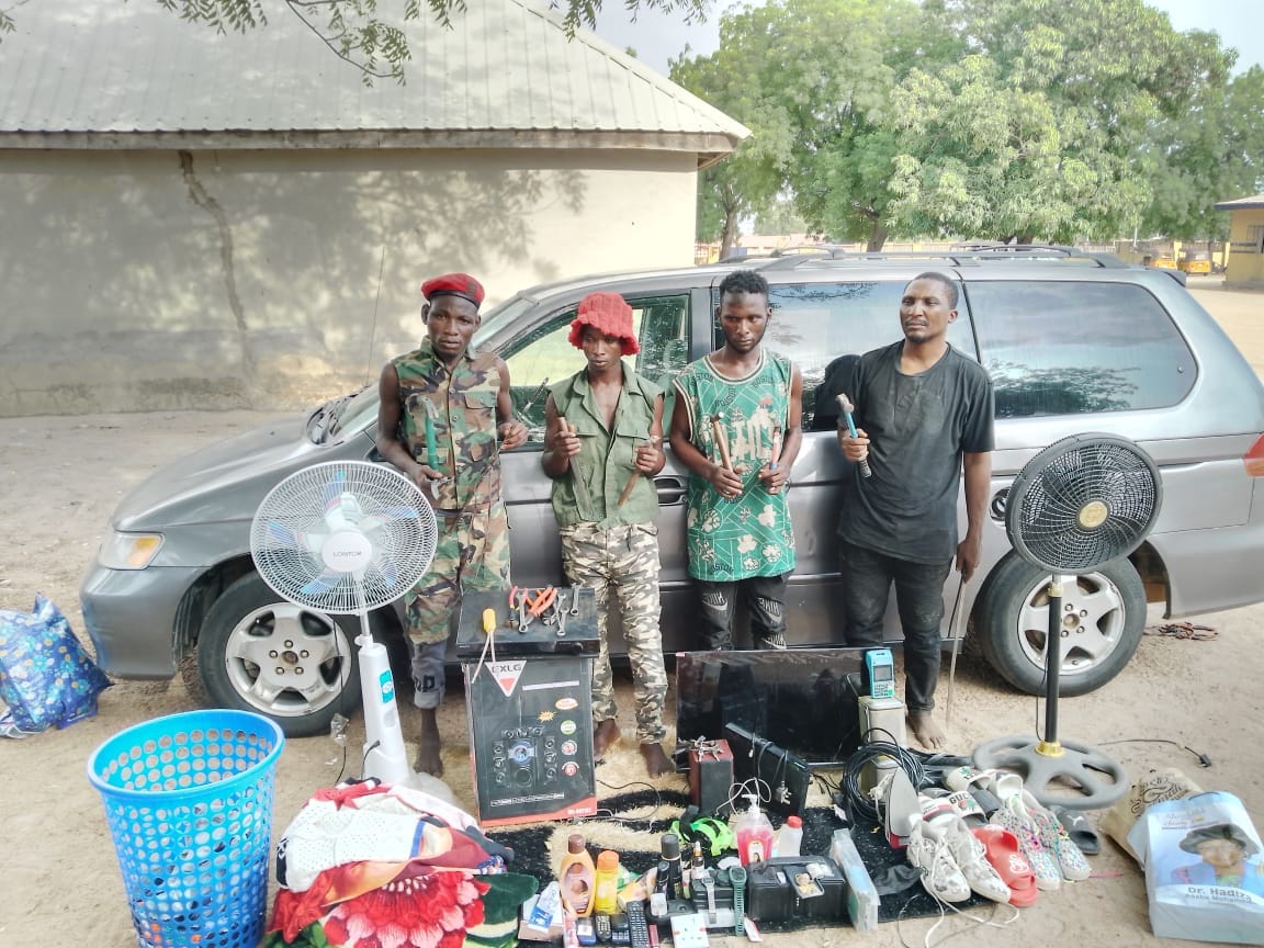 Four ex-convicts arrested for armed robbery in Niger State