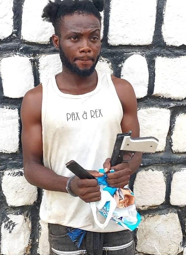 Suspected one-chance armed robber arrested with pistol in Suleja
